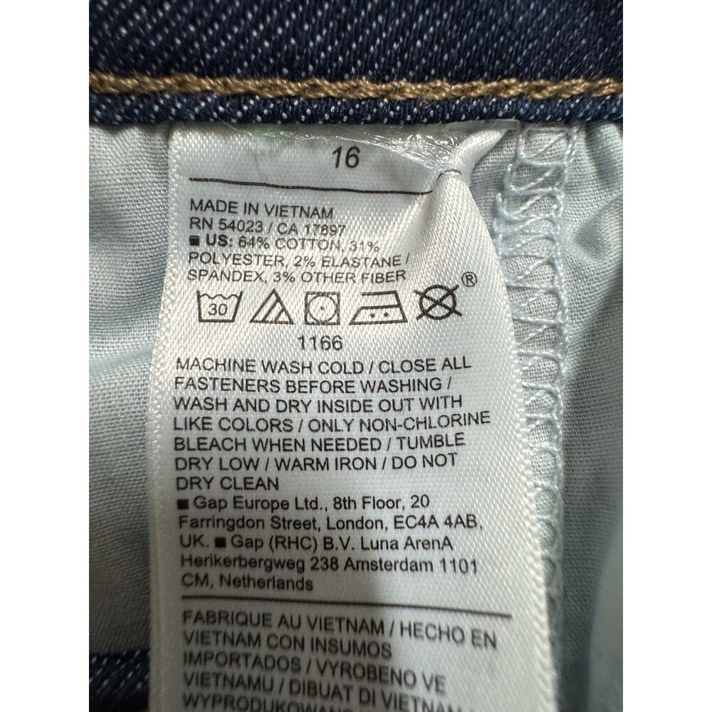 Old Navy Jeans Womens 16 Extra High Rise Flare Trousers 360 Stretch Blue EUC - Picture 6 of 7